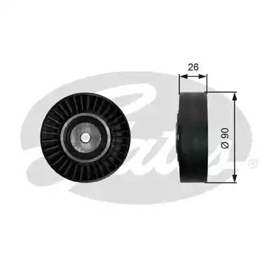 ROLKA PASKA WIELOROWK. VW 2,5TDI Gates T36461