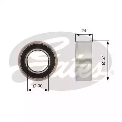 ROLKA PASKA ROZRZĄDU FIAT 1,1-2,5D Gates T41121