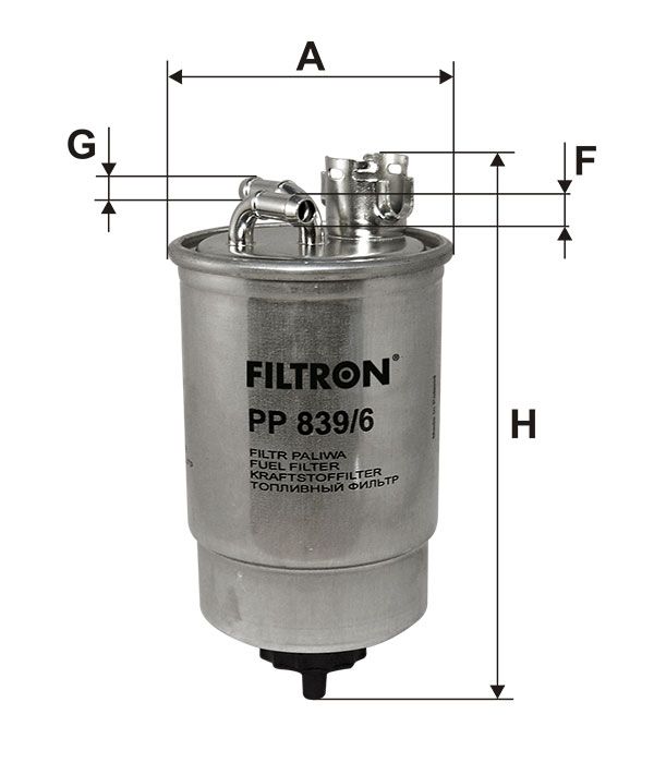 FILTR PALIWA Filtron PP839