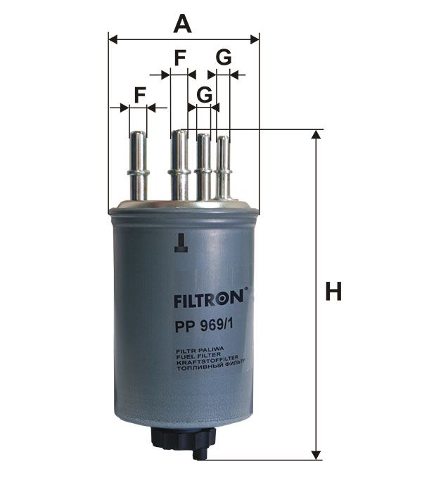 FILTR PALIWA Filtron PP969/1