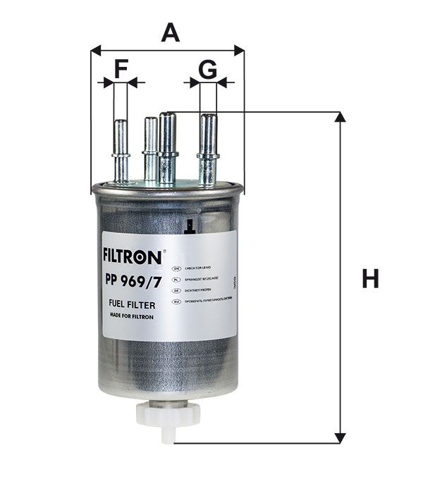 FILTR PALIWA Filtron PP969/7