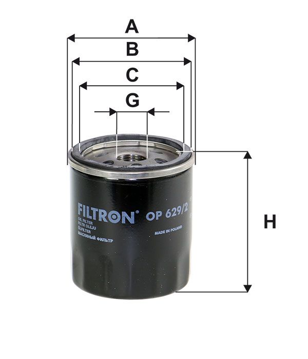 FILTR OLEJU Filtron OP629