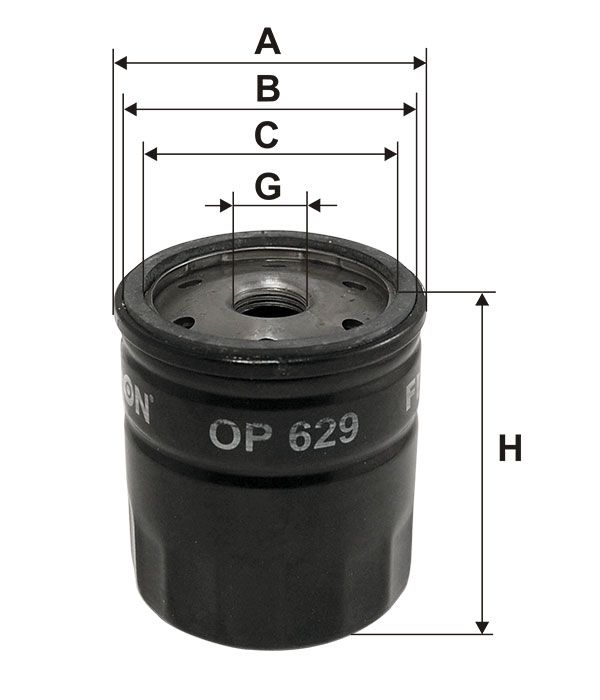 FILTR OLEJU Filtron OP629