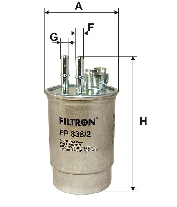 FILTR PALIWA Filtron PP838/2