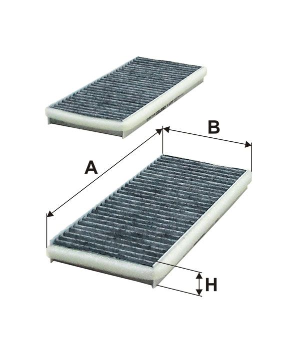 FILTR KABINOWY WĘGLOWY Filtron K1319A2X