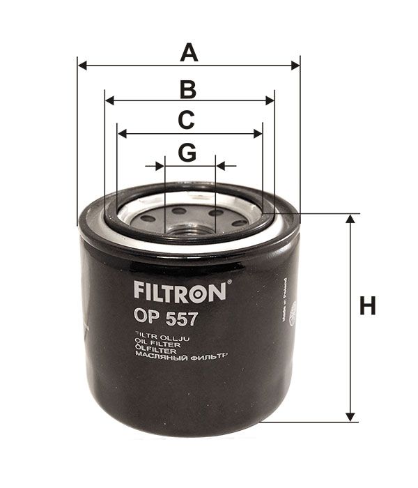FILTR OLEJU Filtron OP557