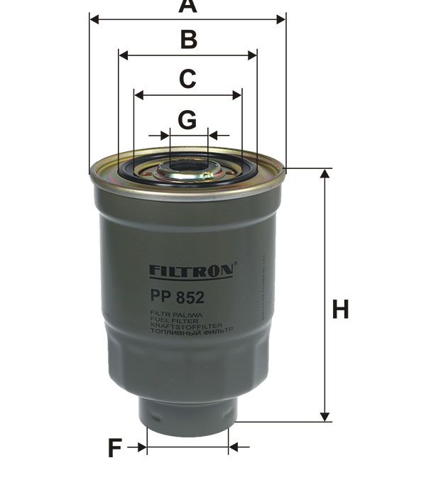 FILTR PALIWA Filtron PP852