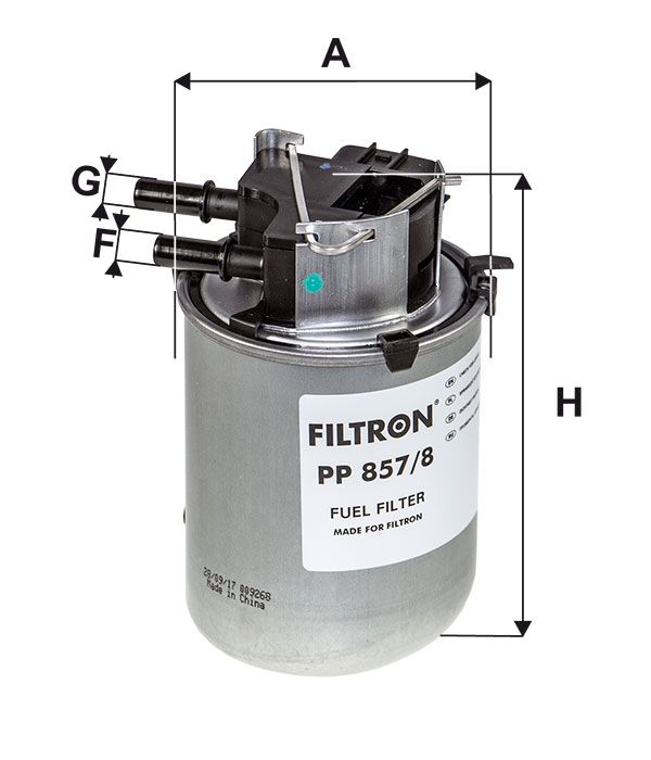 FILTR PALIWA Filtron PP857/8
