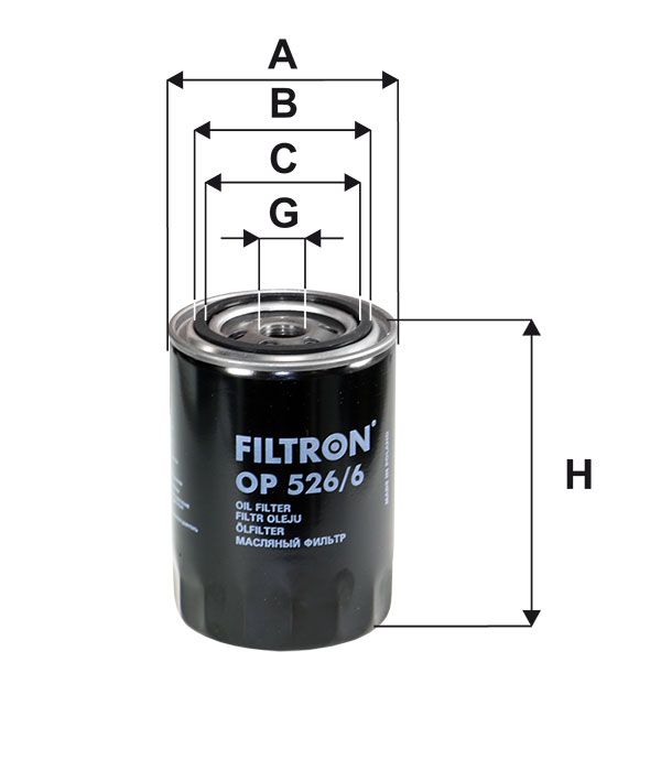 FILTR OLEJU Filtron OP526