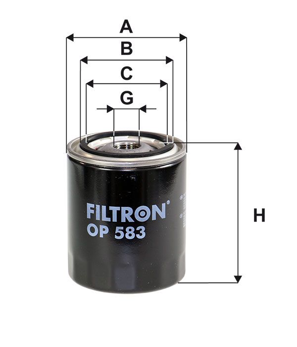 FILTR OLEJU Filtron OP583