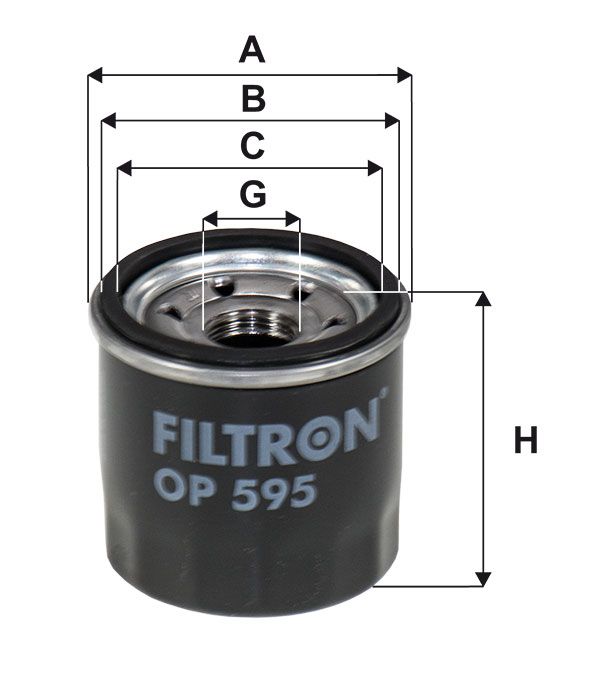 FILTR OLEJU Filtron OP595