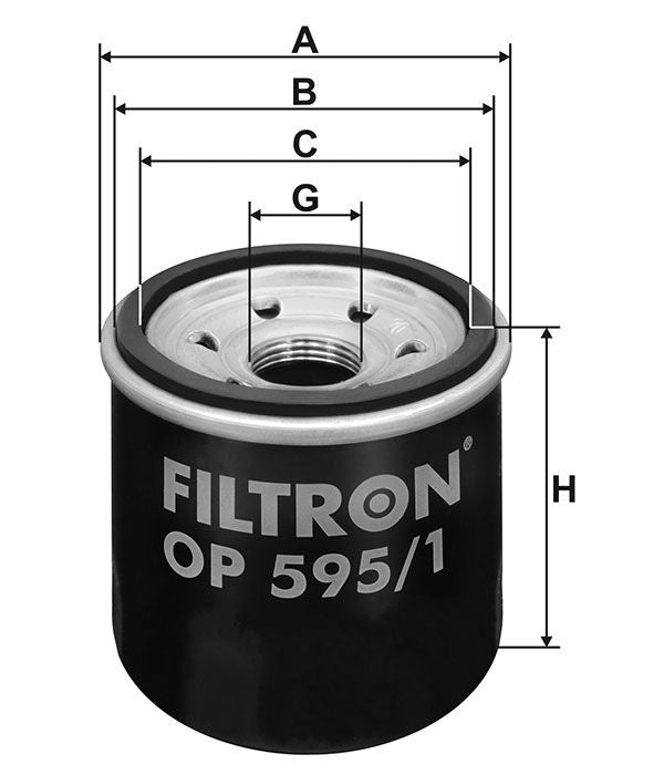 FILTR OLEJU Filtron OP595