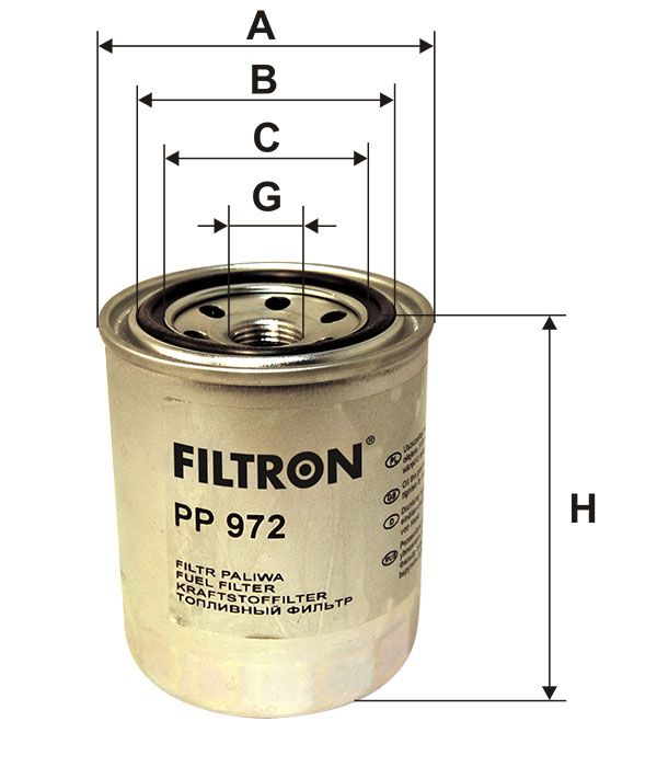 FILTR PALIWA Filtron PP972