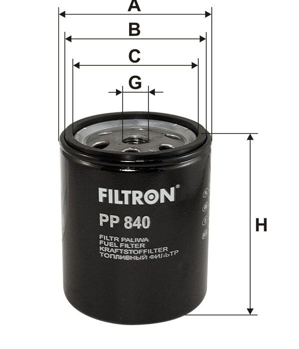 FILTR PALIWA Filtron PP840