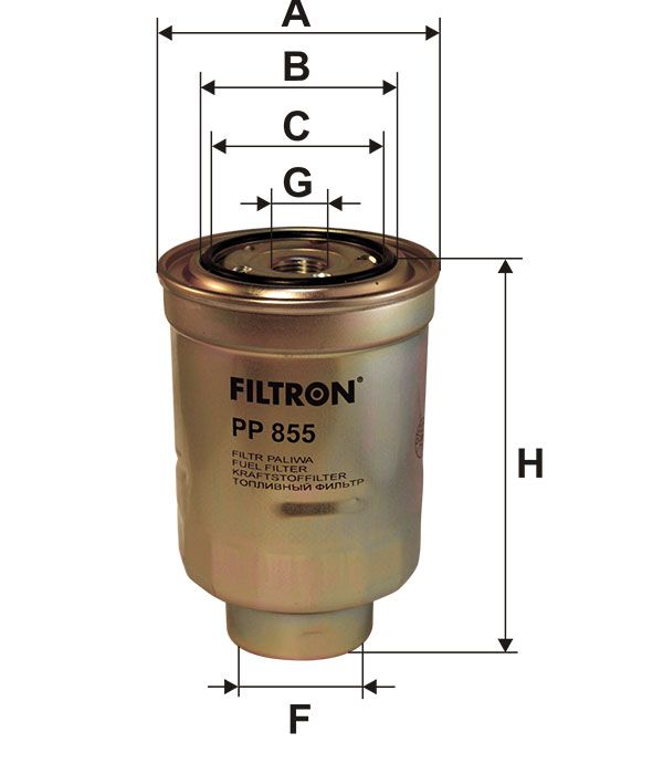 FILTR PALIWA Filtron PP855