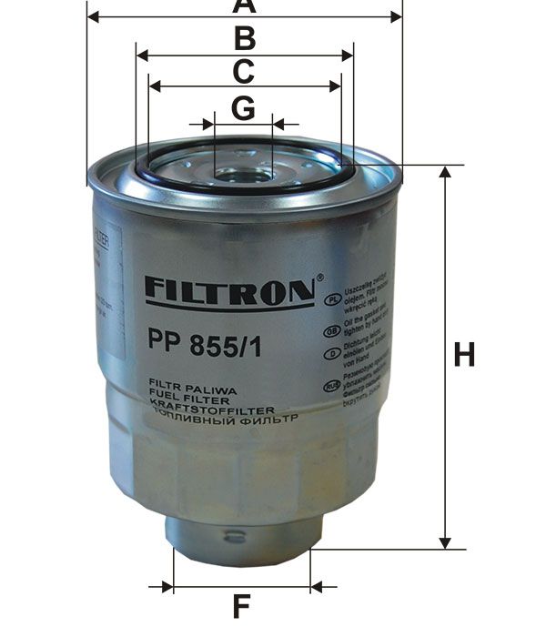 FILTR PALIWA Filtron PP855/1