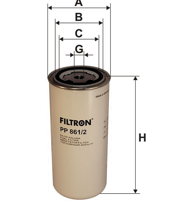 FILTR PALIWA Filtron PP861/2