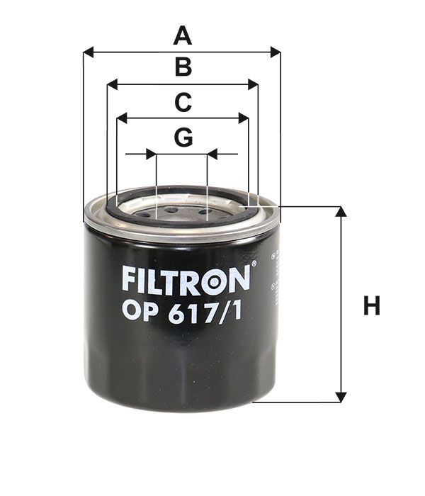 FILTR OLEJU Filtron OP617/1