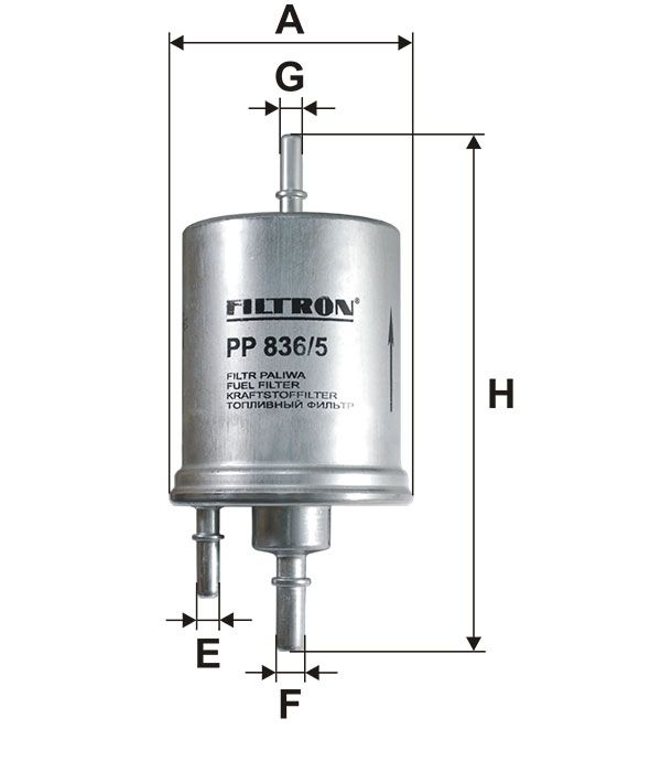 FILTR PALIWA Filtron PP836/5