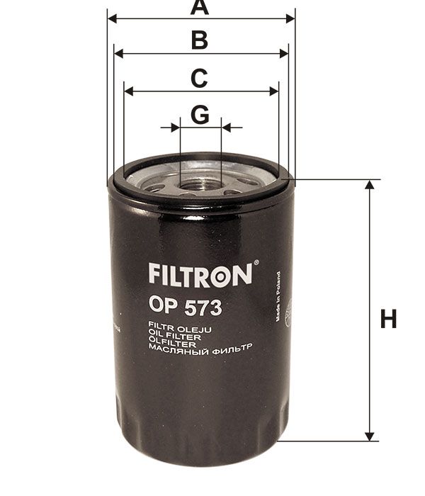 FILTR OLEJU Filtron OP573