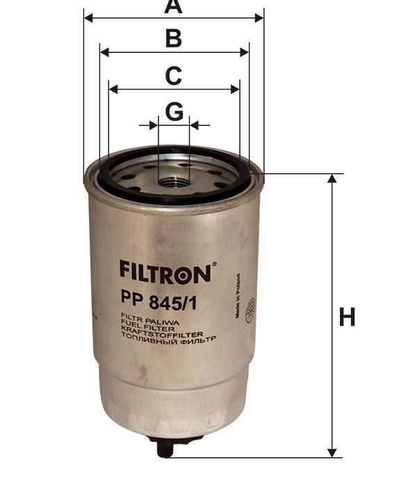 FILTR PALIWA Filtron PP845/1