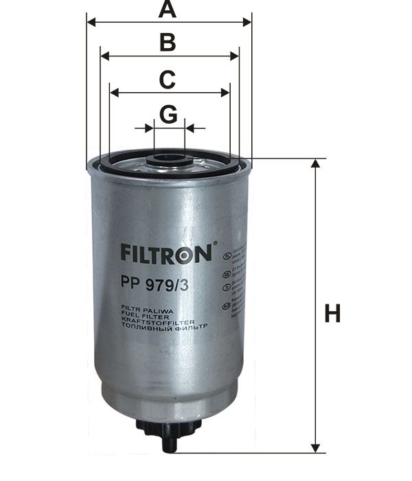 FILTR PALIWA Filtron PP979